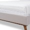 Baxton Studio Valencia Greyish Beige Queen Size Platform Bed 141-7834 - alternate 5